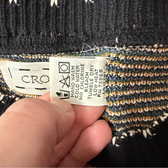 Vintage Crossings Forest Scene Women's Sweater Size Medium - Picture 10 of 10